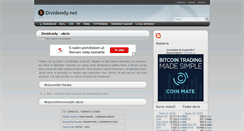 Desktop Screenshot of dividendy.net